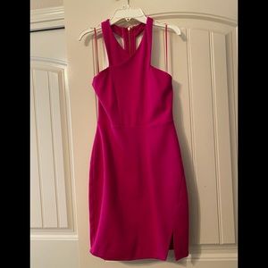 Hot pink Express dress